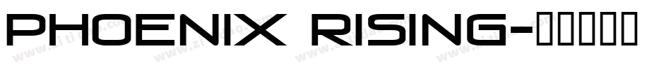 Phoenix Rising字体转换